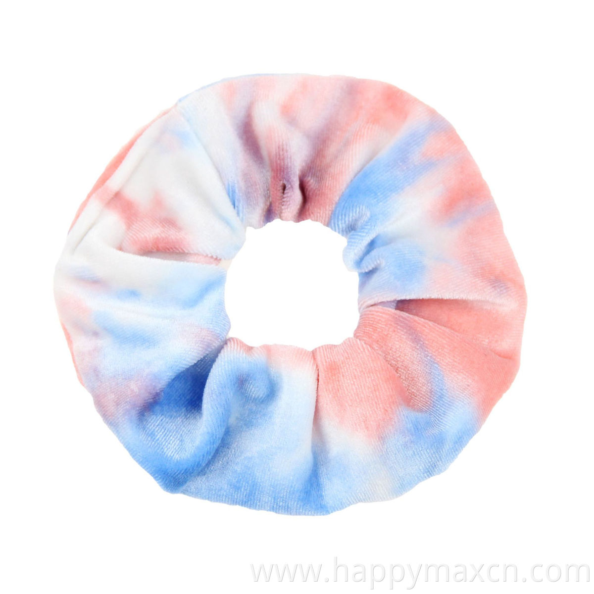 Cute Hairbands Headbands Tie Dye Hair Band Adult Women Velvet Material Elastic Ring Bands For Girls Kids Rope